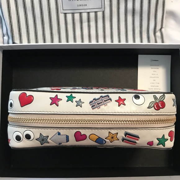 NIB 🌟ANYA HINDMARCH MAKEUP POUCH - Picture 3 of 8